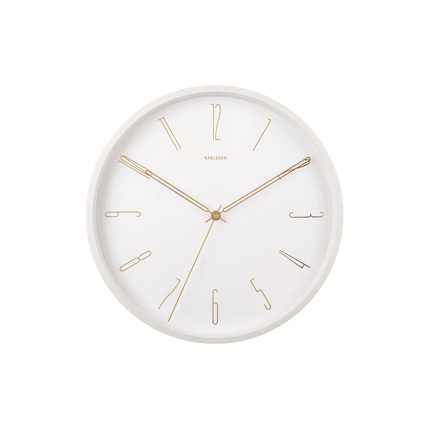 Horloge murale métal Karlsson Belle Numbers