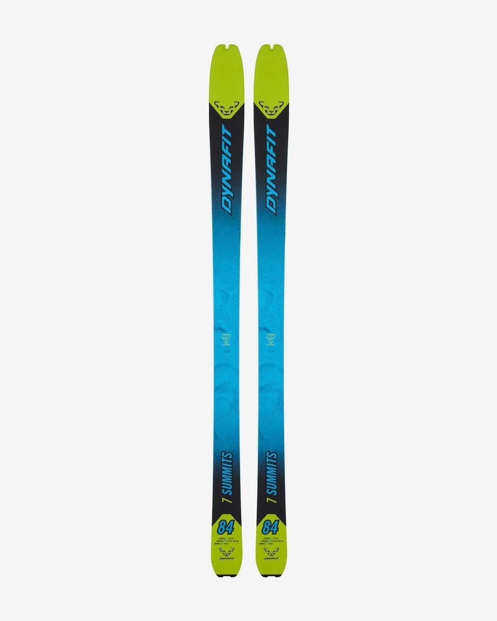 Skis Dynafit Seven Summits bleu vert - 158