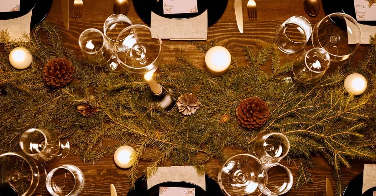 5 Techniques de Décoration de Table de Noël
