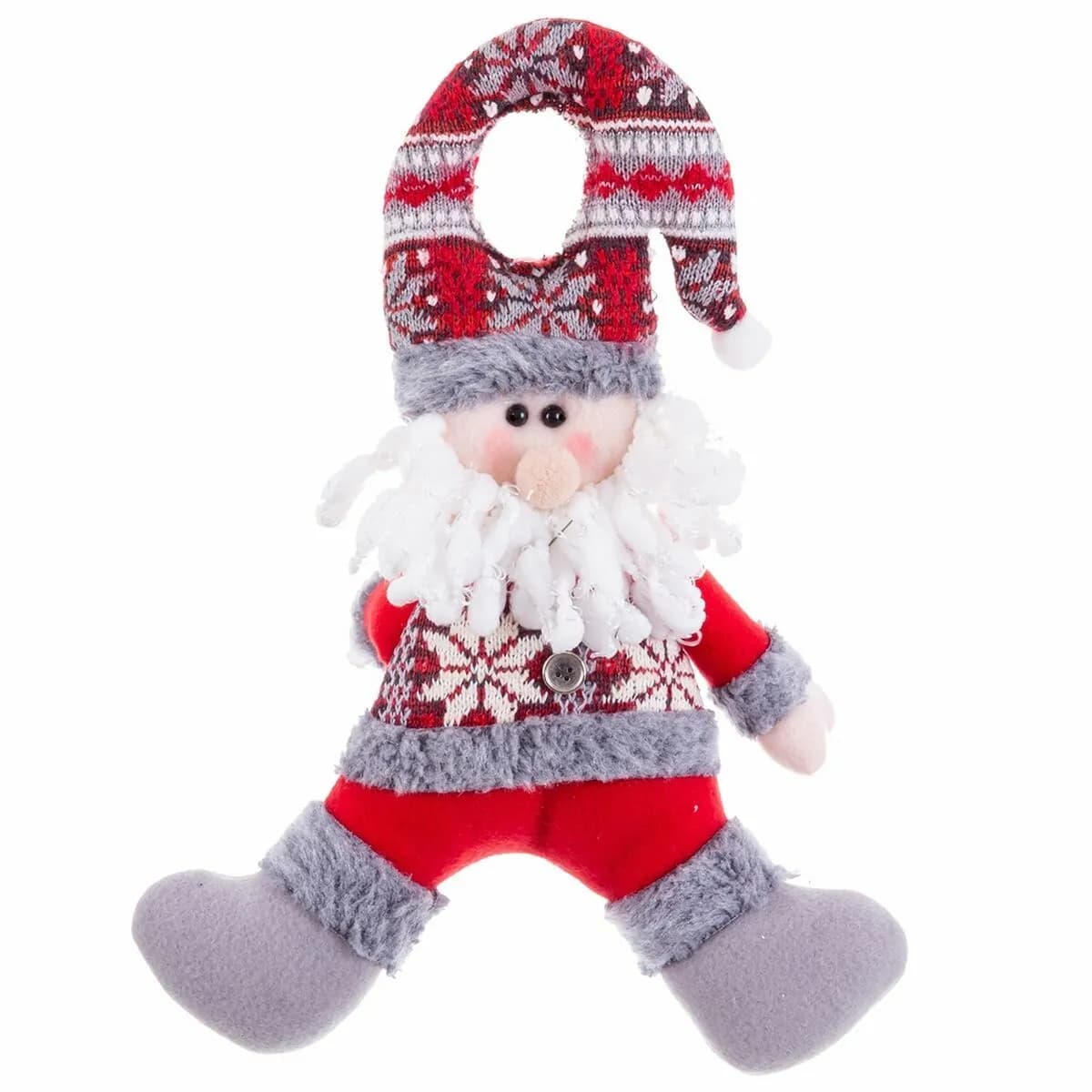 Père Noël Multicouleur Tissu 35 cm