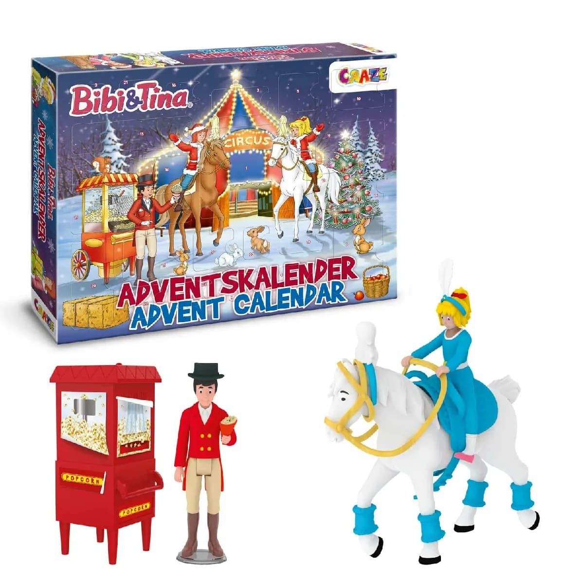CRAZE Adventskalender Bibi & Tina Weihnachtszirkus 2022
