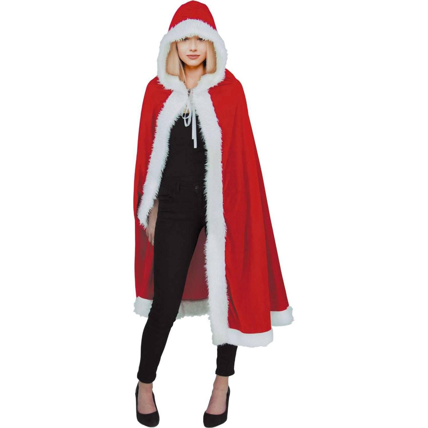 Cape de Mère Noël velours luxe adulte